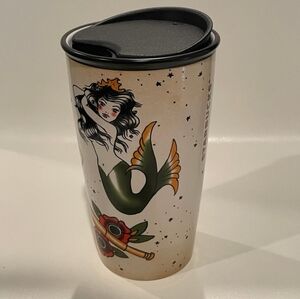 2015 Starbucks Coffee Siren Tattoo Travel Mug